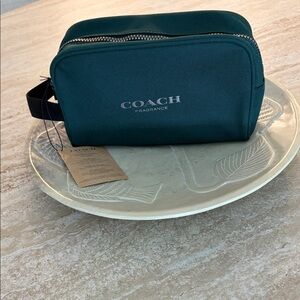 Coach Fragrance Toiletry Bag In Rich Green (NWT)